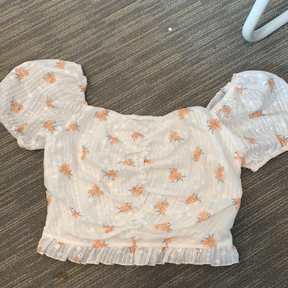 Summer ruffle top
